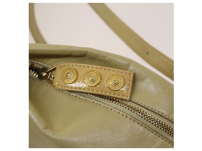 Versace Zaino in pelle beige oro Auth bs27362 D'oro - vista 11