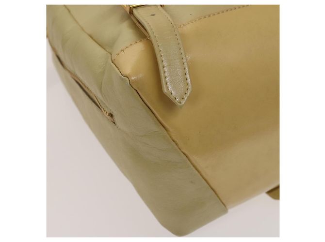 Versace Zaino in pelle beige oro Auth bs27362 D'oro - vista 16