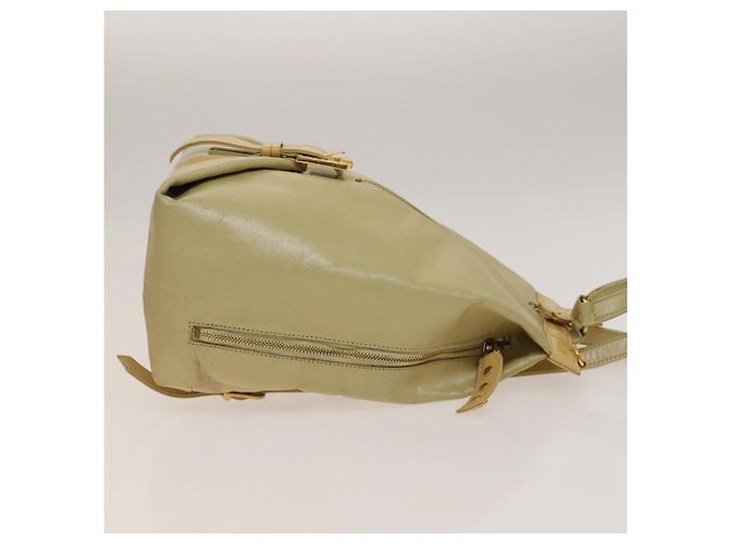 Versace Zaino in pelle beige oro Auth bs27362 D'oro - vista 3