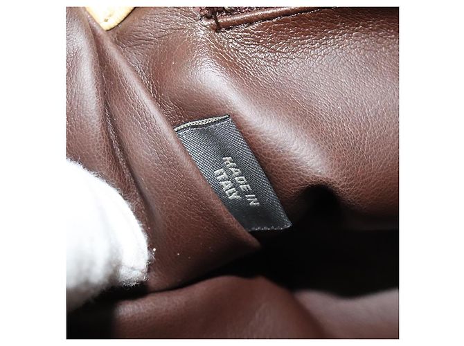 BALLY Borsa a Spalla in Pelle Beige Oro Auth bs28149 D'oro - vista 12
