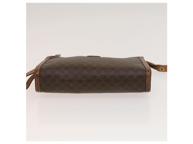 Céline Borsa Clutch in Tela Macadam CELINE PVC 3Set Marrone Beige Blu Marino Auth bs28179 Blu navy - vista 20
