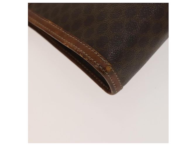 Céline Borsa Clutch in Tela Macadam CELINE PVC 3Set Marrone Beige Blu Marino Auth bs28179 Blu navy - vista 21