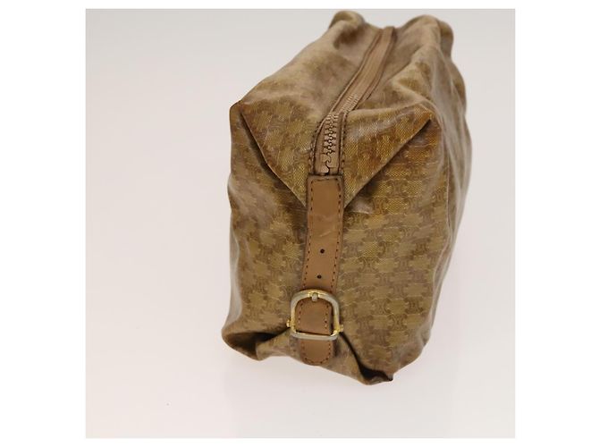 Céline Borsa Clutch in Tela Macadam CELINE PVC 3Set Marrone Beige Blu Marino Auth bs28179 Blu navy - vista 4
