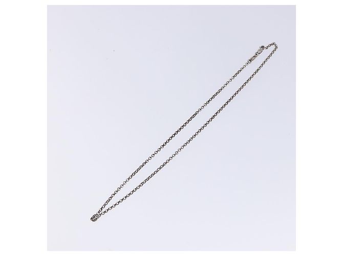 Collar Roll Chain Chrome Hearts Ag925 Plata Auth 128896M - vista 2