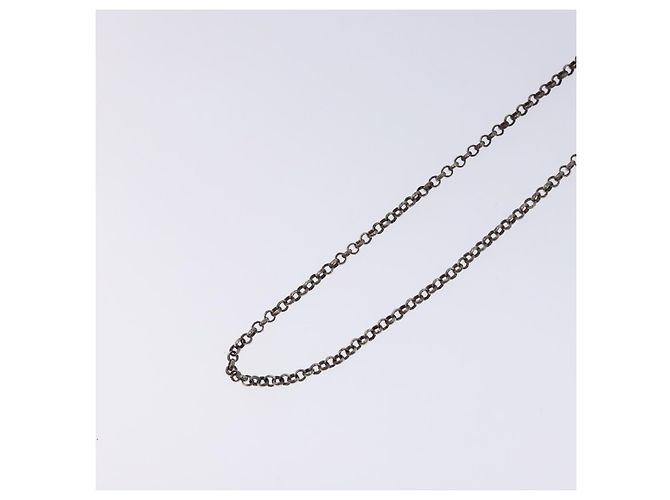 Collar Roll Chain Chrome Hearts Ag925 Plata Auth 128896M - vista 3