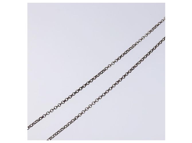 Collar Roll Chain Chrome Hearts Ag925 Plata Auth 128896M - vista 4