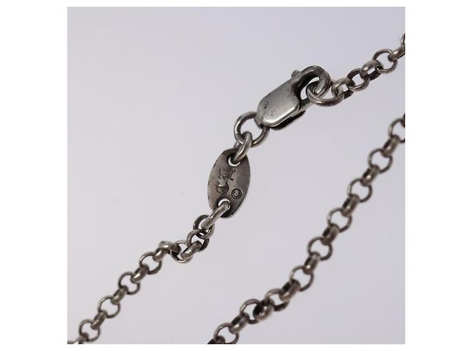 Collar Roll Chain Chrome Hearts Ag925 Plata Auth 128896M - vista 6