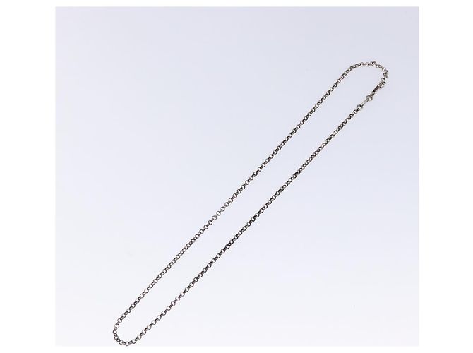 Collar Roll Chain Chrome Hearts Ag925 Plata Auth 128896M - vista 7