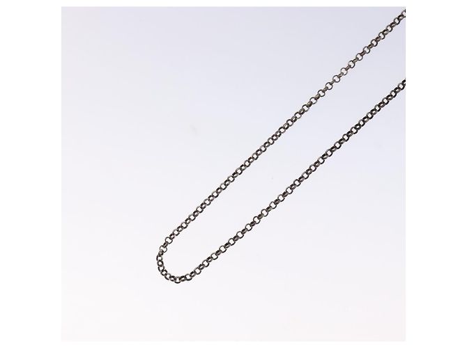 Collar Roll Chain Chrome Hearts Ag925 Plata Auth 128896M - vista 8