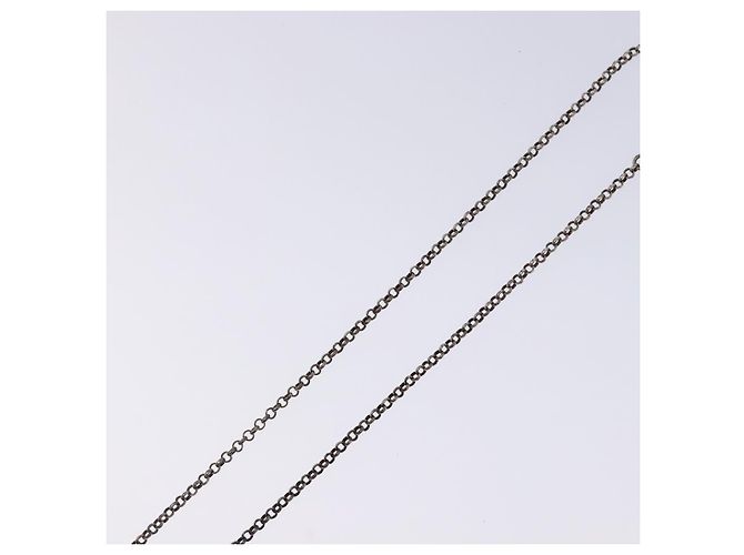 Collar Roll Chain Chrome Hearts Ag925 Plata Auth 128896M - vista 9