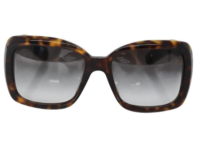 CHANEL Sonnenbrille Kunststoff Braun CC Auth sw1211 - vista 2