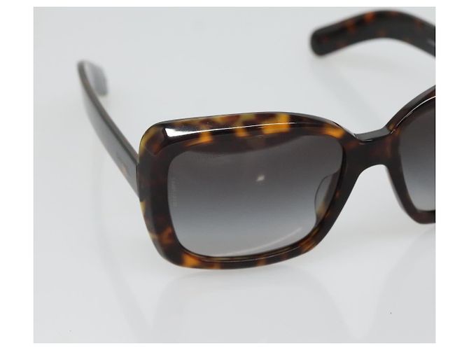 CHANEL Sonnenbrille Kunststoff Braun CC Auth sw1211 - vista 6