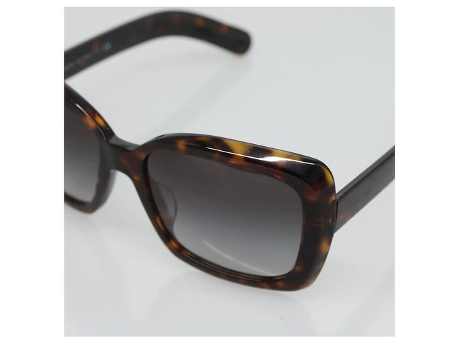 CHANEL Sonnenbrille Kunststoff Braun CC Auth sw1211 - vista 7