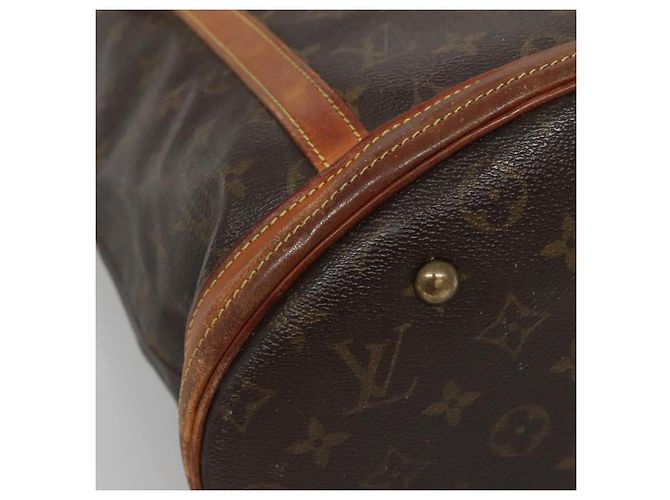 LOUIS VUITTON Borsa a Spalla Monogram Bucket GM M42236 LV Auth 132593 Monogramma - vista 14