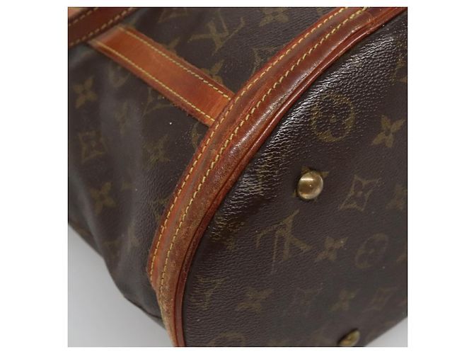 LOUIS VUITTON Borsa a Spalla Monogram Bucket GM M42236 LV Auth 132593 Monogramma - vista 16