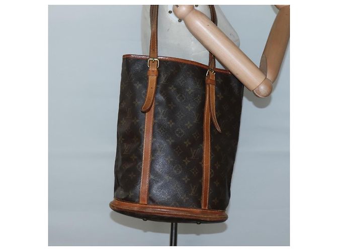 LOUIS VUITTON Borsa a Spalla Monogram Bucket GM M42236 LV Auth 132593 Monogramma - vista 21