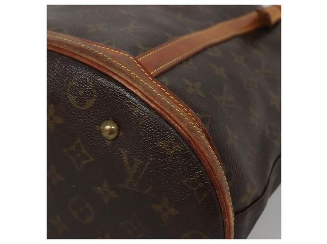 LOUIS VUITTON Borsa a Spalla Monogram Bucket GM M42236 LV Auth 132593 Monogramma - vista 9