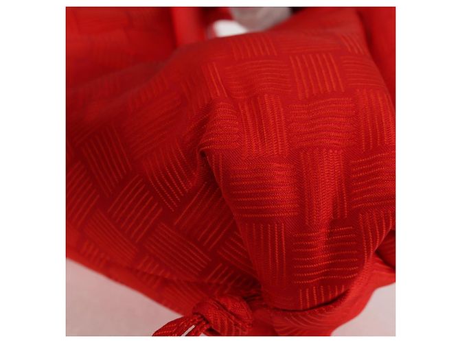 Autre Marque BOTTEGA VENETA Borsa a Mano Point Nylon 2 vie Rossa Oro Auth 132561M Rosso D'oro - vista 15