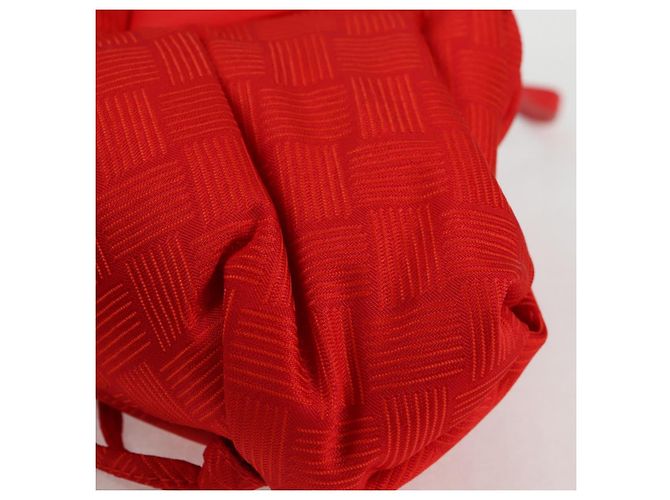 Autre Marque BOTTEGA VENETA Borsa a Mano Point Nylon 2 vie Rossa Oro Auth 132561M Rosso D'oro - vista 17