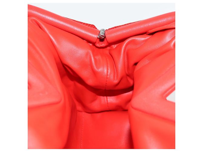 Autre Marque BOTTEGA VENETA Borsa a Mano Point Nylon 2 vie Rossa Oro Auth 132561M Rosso D'oro - vista 18