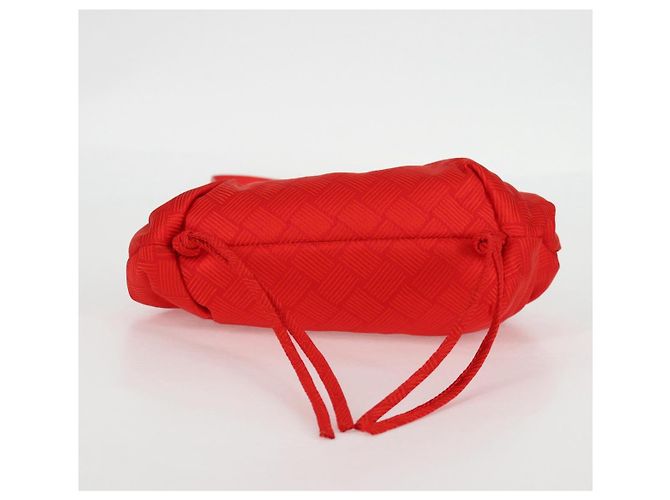 Autre Marque BOTTEGA VENETA Borsa a Mano Point Nylon 2 vie Rossa Oro Auth 132561M Rosso D'oro - vista 5