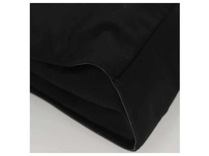 Bolsa de mão em nylon preto e prata Gucci Bamboo 002 1016 Auth ep9594 - vista 15