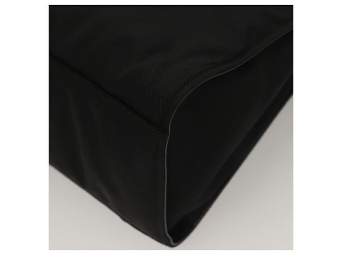 Bolsa de mão em nylon preto e prata Gucci Bamboo 002 1016 Auth ep9594 - vista 16
