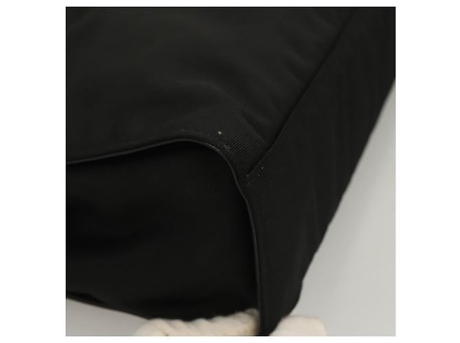 Bolsa de mão em nylon preto e prata Gucci Bamboo 002 1016 Auth ep9594 - vista 9