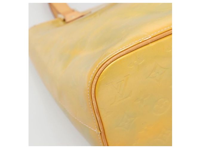 LOUIS VUITTON Borsa a Mano Houston Monogram Vernis Grigio M91053 LV Auth ki5812 - vista 15