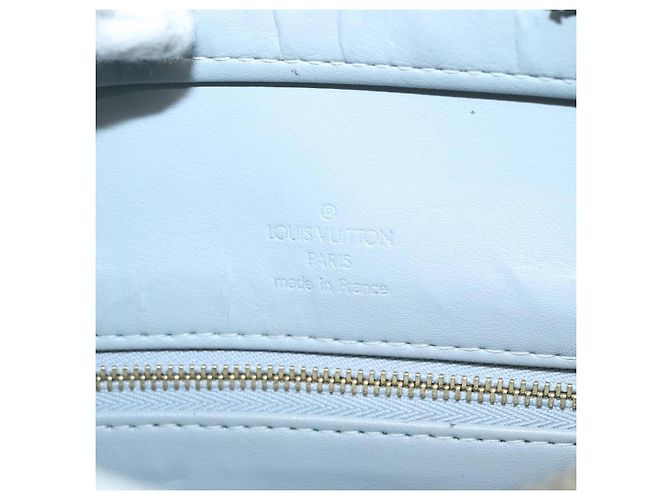LOUIS VUITTON Borsa a Mano Houston Monogram Vernis Grigio M91053 LV Auth ki5812 - vista 19