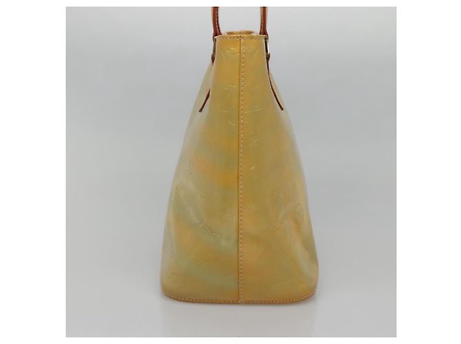 LOUIS VUITTON Borsa a Mano Houston Monogram Vernis Grigio M91053 LV Auth ki5812 - vista 3
