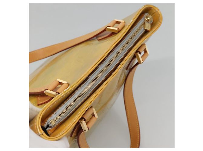 LOUIS VUITTON Borsa a Mano Houston Monogram Vernis Grigio M91053 LV Auth ki5812 - vista 7