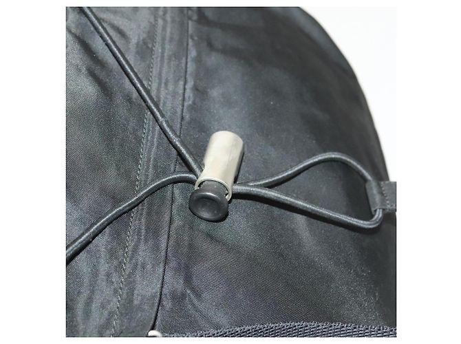 PRADA Backpack Nylon Black Silver Auth bs27459 Silvery - view 21
