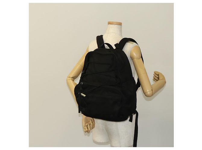 PRADA Backpack Nylon Black Silver Auth bs27459 Silvery - view 25