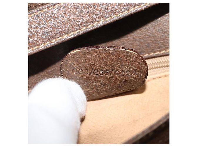 Gucci Bolso de Hombro GG Supreme PVC Beige Dorado 004 256 0024 Auth ki5813 - vista 12