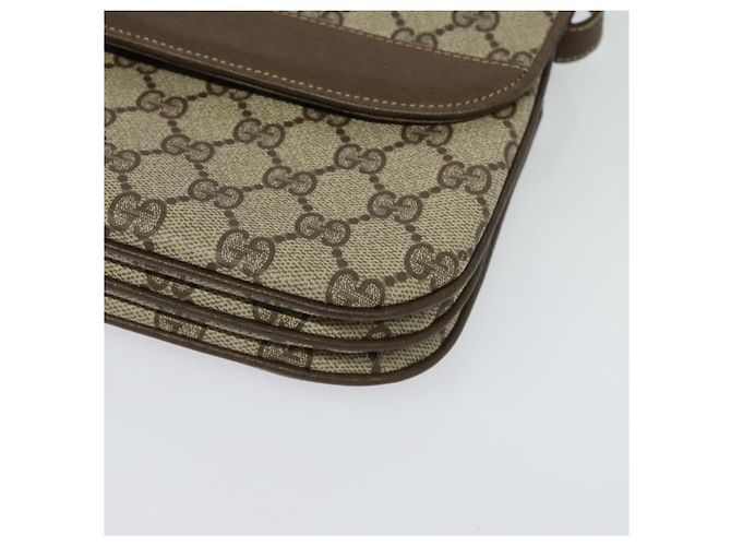 Gucci Bolso de Hombro GG Supreme PVC Beige Dorado 004 256 0024 Auth ki5813 - vista 14