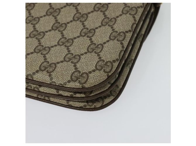 Gucci Bolso de Hombro GG Supreme PVC Beige Dorado 004 256 0024 Auth ki5813 - vista 16