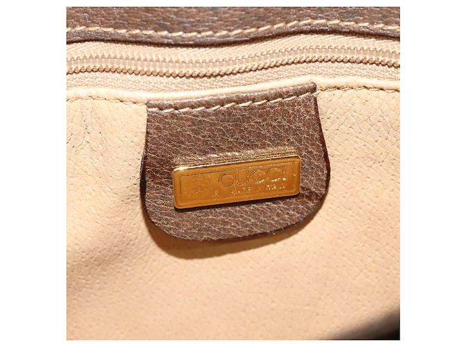 Gucci Bolso de Hombro GG Supreme PVC Beige Dorado 004 256 0024 Auth ki5813 - vista 18