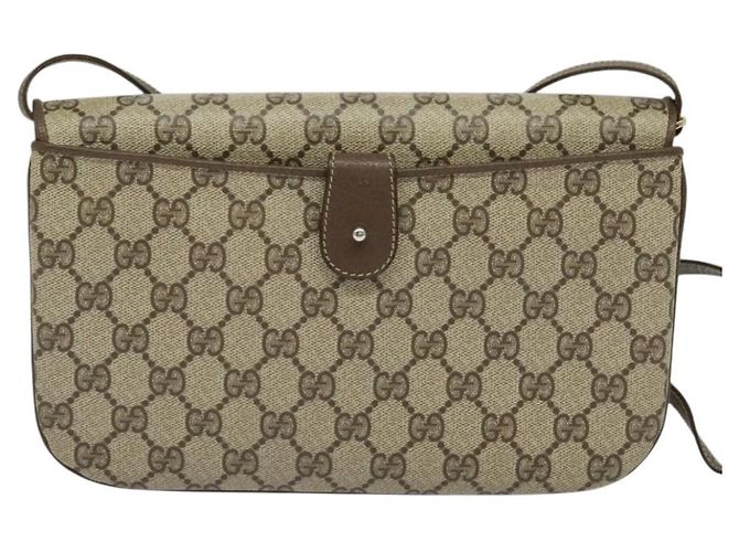 Gucci Bolso de Hombro GG Supreme PVC Beige Dorado 004 256 0024 Auth ki5813 - vista 2