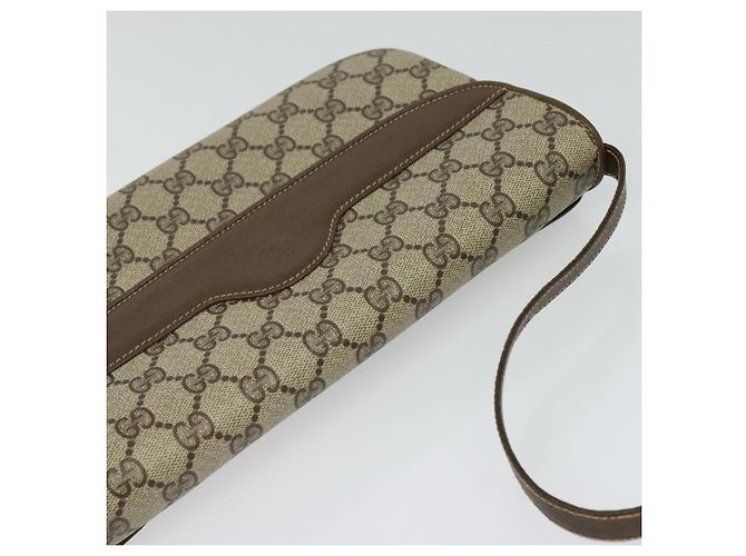 Gucci Bolso de Hombro GG Supreme PVC Beige Dorado 004 256 0024 Auth ki5813 - vista 6