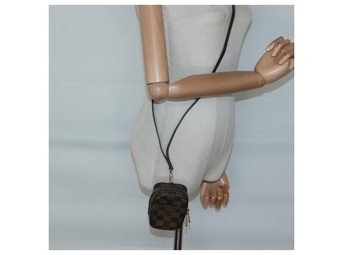 LOUIS VUITTON Pochette Okapi PM Damier Ebene N61738 LV Auth 132788 - vista 21