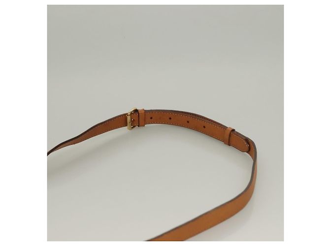 Céline Borsa a Spalla in Tela Macadam CELINE PVC Beige Oro Auth 133028 D'oro - vista 8
