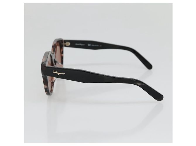 Gafas de sol Salvatore Ferragamo de plástico marrón Auth BA4244 Castaño - vista 5