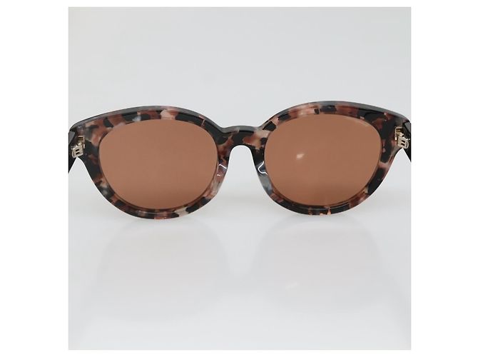 Gafas de sol Salvatore Ferragamo de plástico marrón Auth BA4244 Castaño - vista 8
