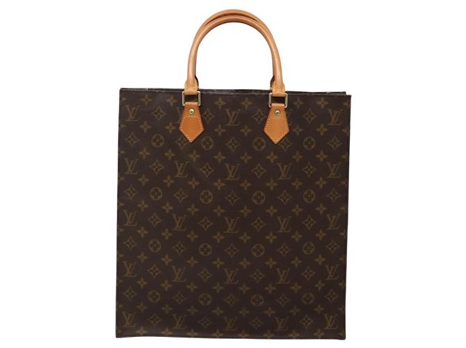 LOUIS VUITTON Borsa Sac Plat Monogram M51140 Auth LV 134747 Monogramma - vista 13