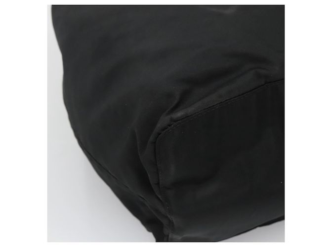 PRADA Borsa a mano in nylon nera Auth bs28060 Nero - vista 10