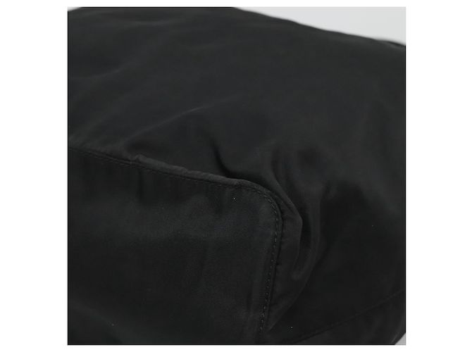 PRADA Borsa a mano in nylon nera Auth bs28060 Nero - vista 14