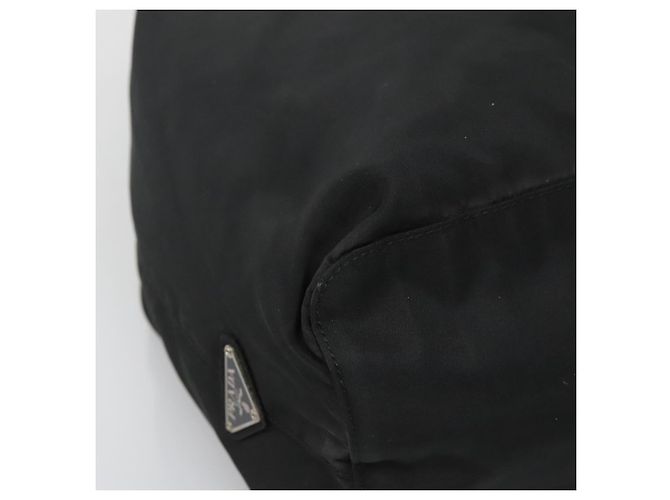 PRADA Borsa a mano in nylon nera Auth bs28060 Nero - vista 15