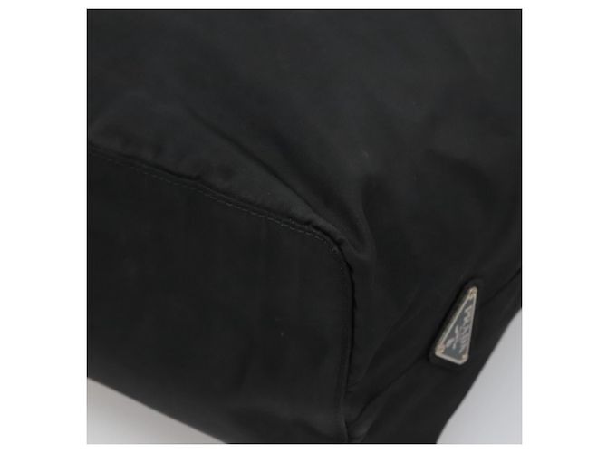 PRADA Borsa a mano in nylon nera Auth bs28060 Nero - vista 16