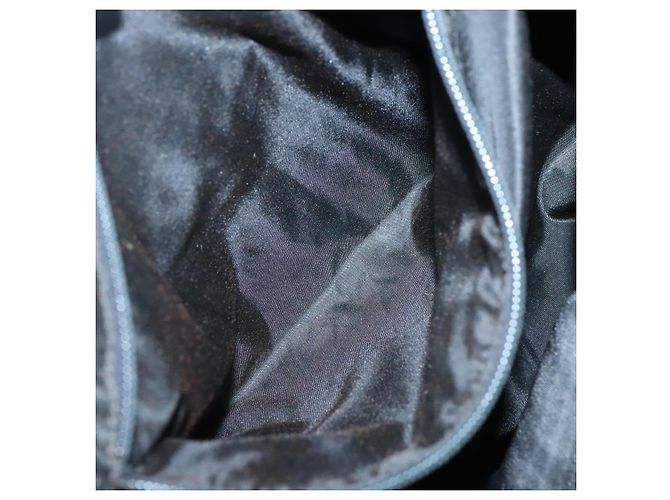 PRADA Borsa a mano in nylon nera Auth bs28060 Nero - vista 21